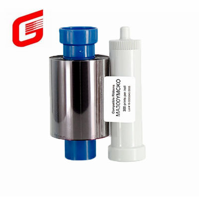 Color Printer Compatible Ribbon for MAGiCARD DYE FILM AND CLEANING SPOOL MA300 YMCKO
