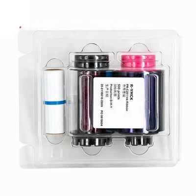 NISCA PR-C201 ID Card Printer YMCK Compatible Retransfer Color Ribbon PR5002-R4C Model 500images