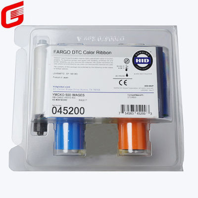 Fargo 45200 YMCKO Color Ribbons for DTC4500 DTC4500e Card Printers 500 Images per Roll