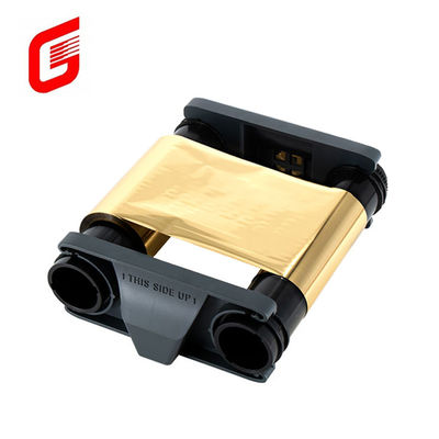 Compatible Ribbon CBGR0500GL for Badgy 100 200 ID Card Printer Metallic Gold 500 Images