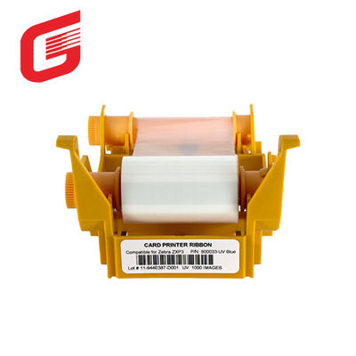 Zebra ZXP3 Serie UV Printing Ribbon Blue Color at 1000prints 800033UV Ribbon