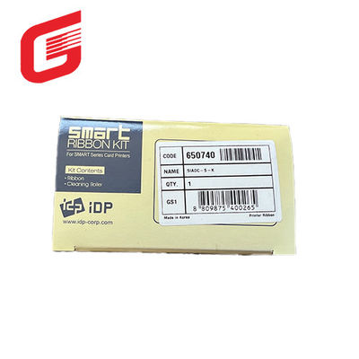 Original factory 650740 black Ribbon For IDP Smart-30 50 Printer1200Prints/roll