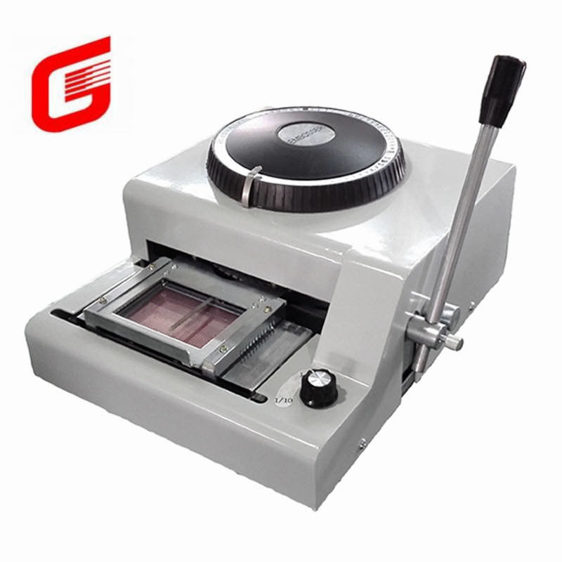 Plastic Business Card Make Machines Stamping Machine with 30 Days and Max Paper Size 1