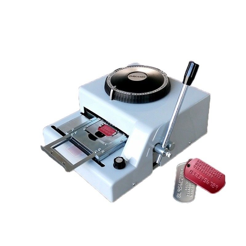 1/7 Inch Character Interval 72 Letter Dog Tag ID Metal Tag Punching Machine Embossing Machine