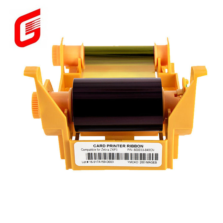 Zebra 800033-840CN YMCKO Ribbon Compatible for Color Printer ZXP Series 3 Equipment