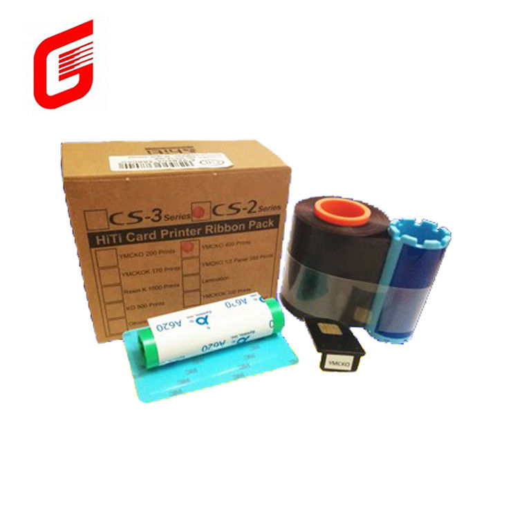 400 Prints/roll CS-2 Series Full Panel YMCKO-C6 Color Ribbon for HITI CS-220e Card Printer