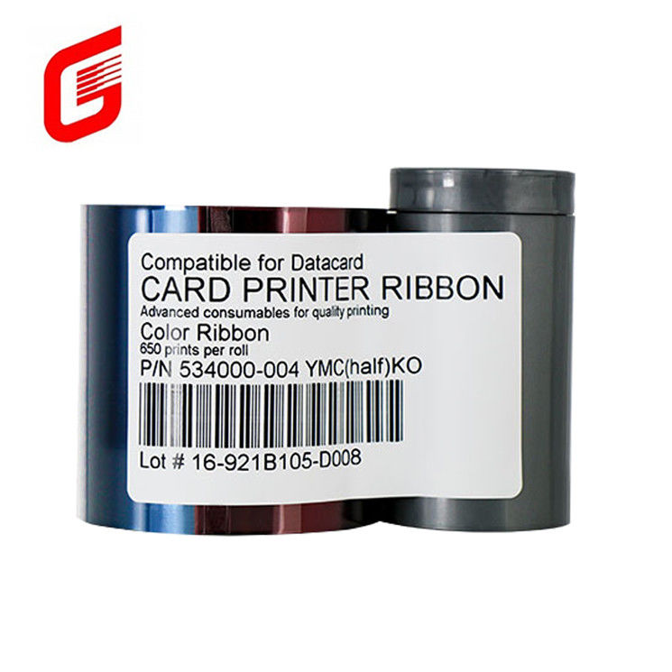 Original Datacard 534000-004 YMCKT Printer Ribbon 650 Prints for Card Printer Demands