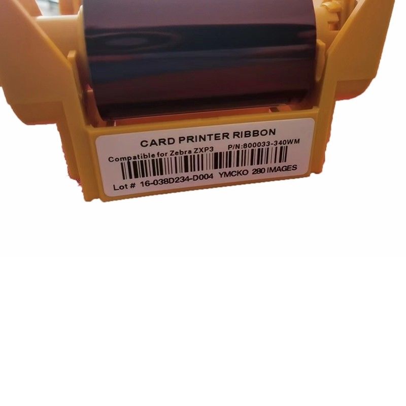 Zebra ZXP Series 3 Compatible YMCKO Ribbon 800033-340WM for P100i P100m P110i P120i