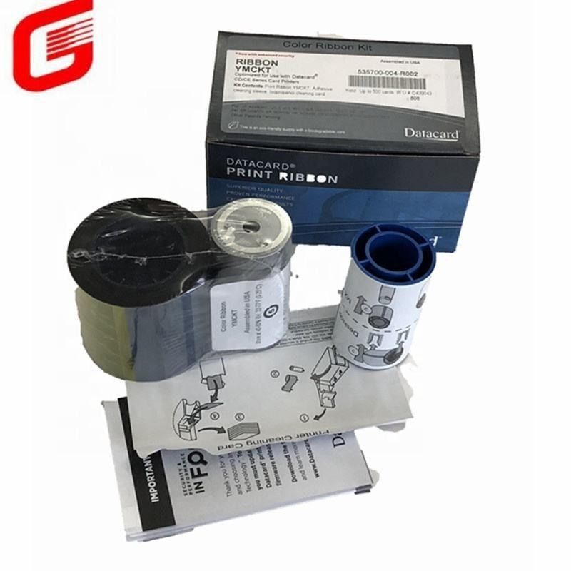 535700-004 R002 YMCKT Color Ribbon 500 Images for Datacard CD800 ID Card Printer