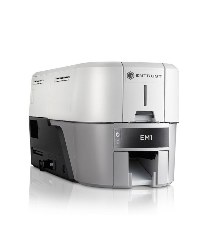 1- Entrust DATACARD Sig ma EM1 Direct to Card Thermal Printer Fast Printing Speed