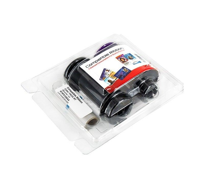 Evolis Avansia RT4F010SAA YMCK Color Ribbon RCL009NAA Clear Retransfer Film Printer Ribbon