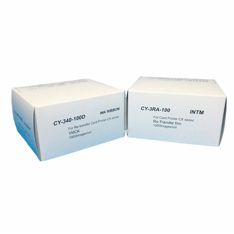 CY-340-100D YMCK Ribbon and CY-3RA-100 Retransfer Film Choice for CY-340-100 Printer