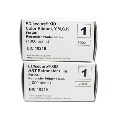 DIC10216 Color Ribbon DIC10319 Film for Matica XID8300 Card Printer 1000 Prints/roll