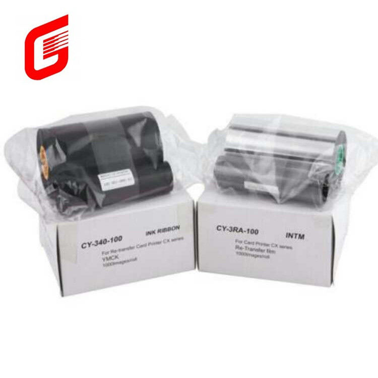 Original CX7000 Card Printer Ribbon CY-340-100 Prints 1000 Prints/roll at Affordable