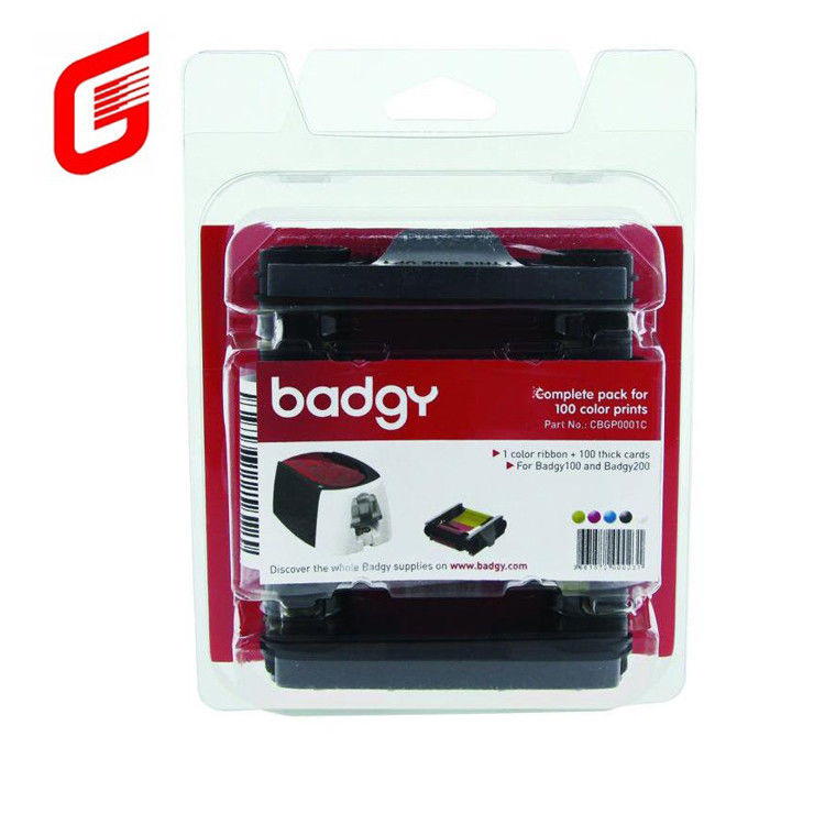 9mm Width CBGR0100C Color Ribbon Compatible with Badgy100 and Badgy200 Card Printer