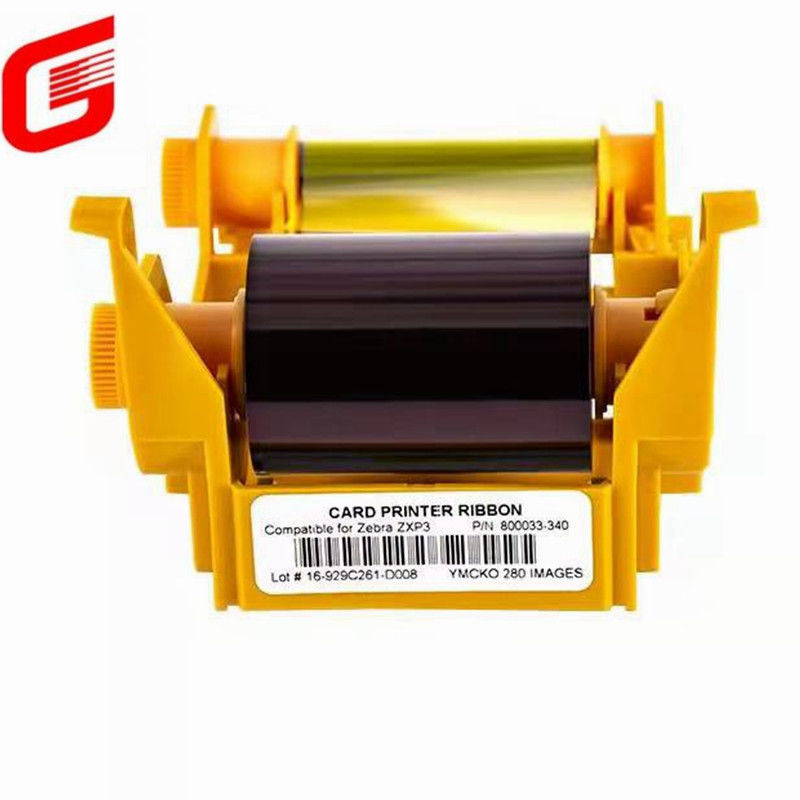 Zebra ZXP Series 3 Printer 800033-340 YMCKO Color Ribbon 280 prints for Card Printer