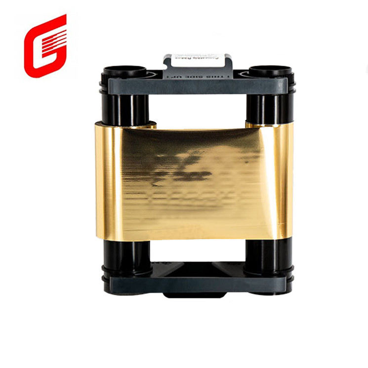 Compatible Ribbon CBGR0500GL for Badgy 100 200 ID Card Printer Metallic Gold 500 Images